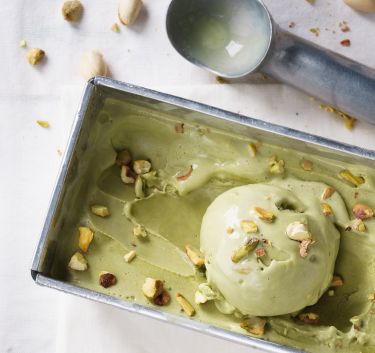 Pistachio ice cream Magimix.